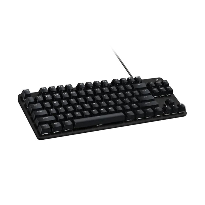 لوحة مفاتيح الألعاب الميكانيكية السلكية Logitech G413 TKL SE (باللغة العربية) مع مفاتيح ميكانيكية تعمل باللمس - أسود 