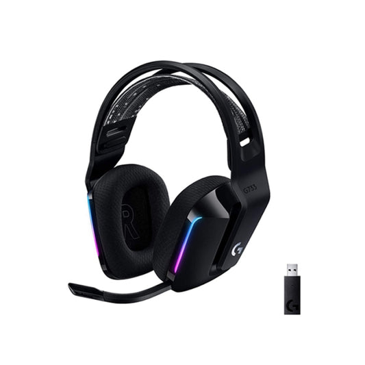 Logitech G733 Light Speed Wireless RGB Gaming Headset For PC & PS4 Black