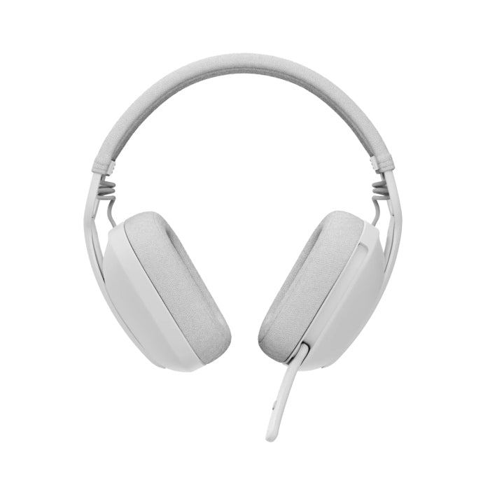 Logitech Zone Vibe 100 Wireless Bluetooth Headset With Noise-Cancelling Mic - Off White