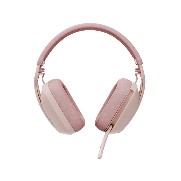 Logitech Zone Vibe 100 Wireless Bluetooth Headset With Noise-Cancelling Mic - Pink