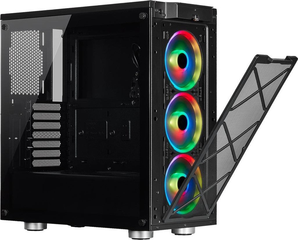 CORSAIR iCUE 465X RGB Smart Mid Tower Case - Black