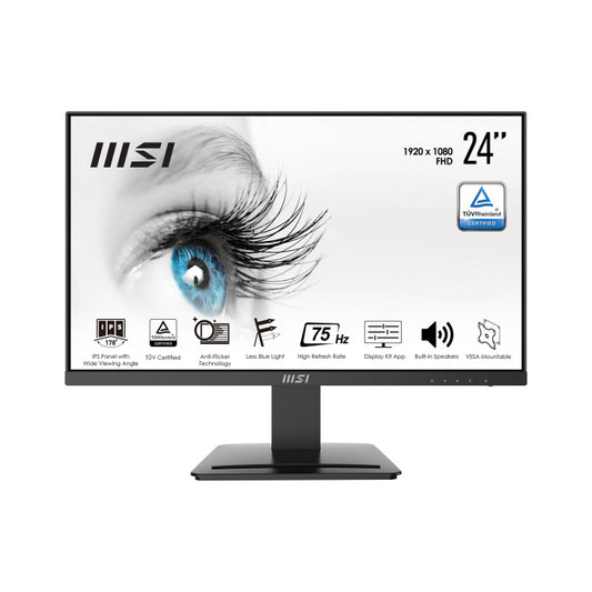 MSI 24" Pro Series IPS Panel 75Hz 5ms FHD Gaming Monitor - MP243