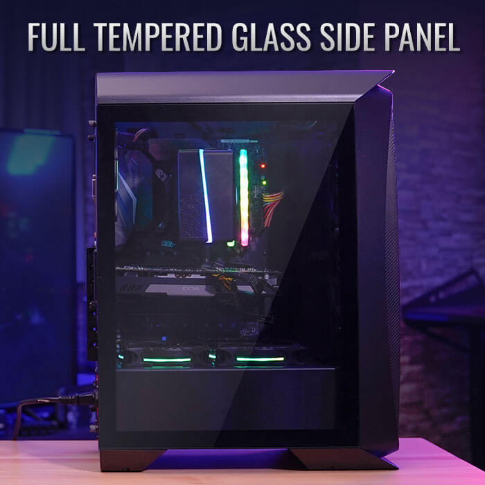 Aerocool Aero One Eclipse ARGB Mid Tower Case – Black