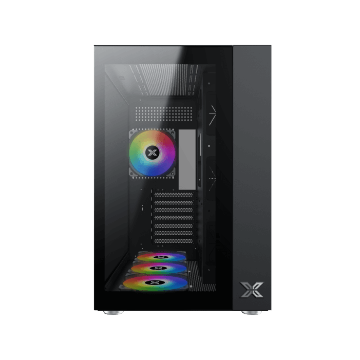 حافظة XIGMATEK AQUARIUS PRO 2 ATX - أسود 