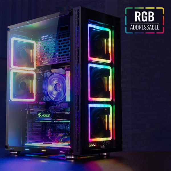 Aerocool Tor Pro ARGB Full Tower Case -  Black