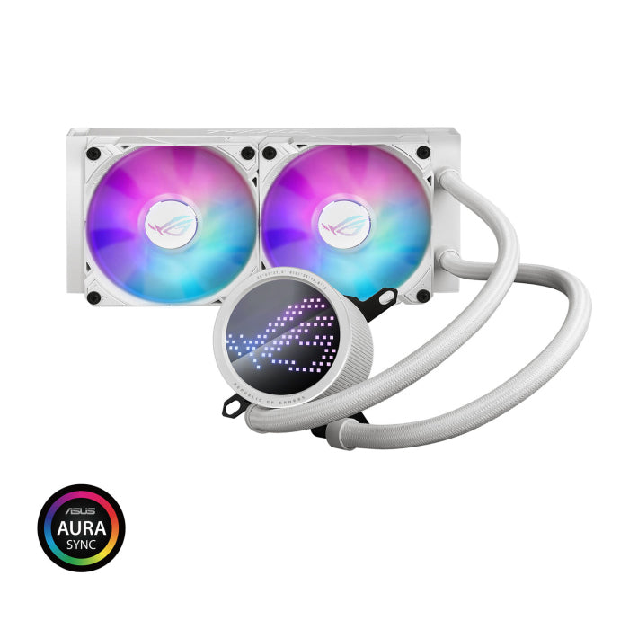 Asus Rog Ryuo III 240 ARGB CPU Liquid Cooler - White