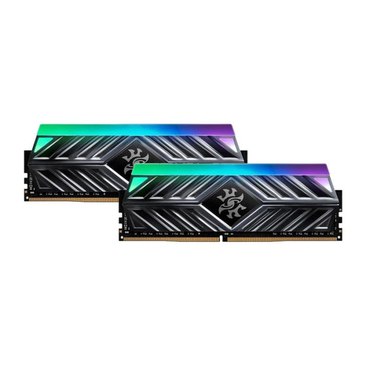 مجموعة الذاكرة XPG SPECTRIX D41 RGB 32GB (2x16GB) DDR4 3000MHz - رمادي تنجستن