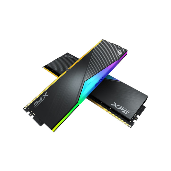 XPG LANCER 32GB (2x16GB) DDR5 6000MHz RGB طقم ذاكرة سطح المكتب - أسود