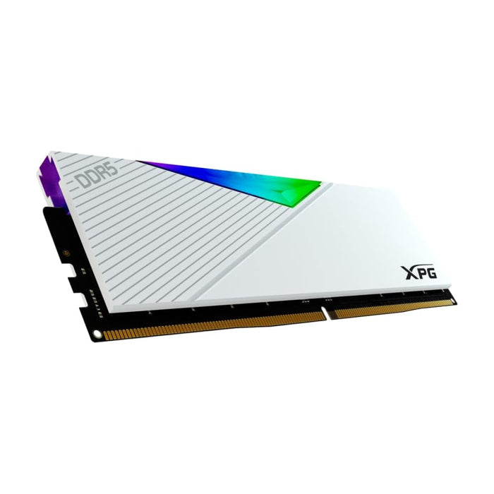 مجموعة ذاكرة الوصول العشوائي XPG Lancer DDR5 RGB 5200MHz 32GB (2x16GB) - أبيض 