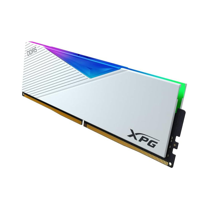 مجموعة ذاكرة الوصول العشوائي XPG Lancer DDR5 RGB 5200MHz 32GB (2x16GB) - أبيض 