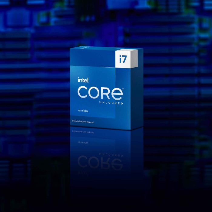 معالج Intel Core i7-13700KF بسرعة 3.4 جيجا هرتز وذاكرة تخزين مؤقت سعة 30 ميجابايت (مفتوح) 