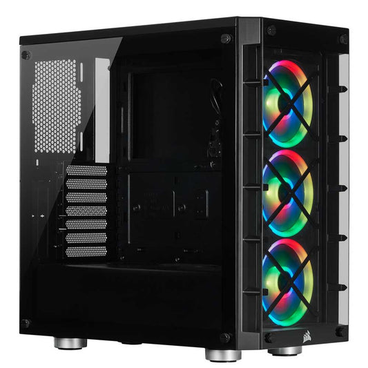 CORSAIR iCUE 465X RGB Smart Mid Tower Case - Black