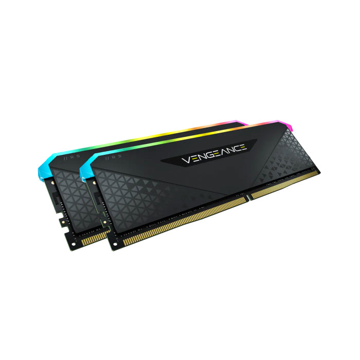 مجموعة ذاكرة سطح المكتب Corsair Vengeance RGB RS 16GB (2x8GB) DDR4 3600MHz C18 - أسود 