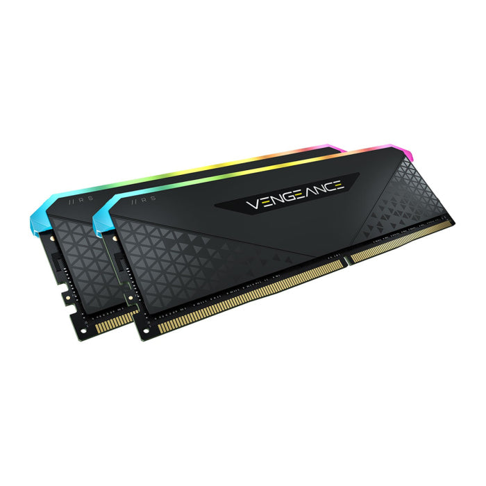 مجموعة الذاكرة Corsair Vengeance RGB RS 32GB (2x16GB) DDR4 3600MHz C18 - أسود 