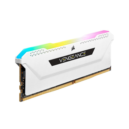 Corsair Vengeance RGB PRO SL 32GB (2x16GB) DDR4 3600MHz C18 Memory Kit - White