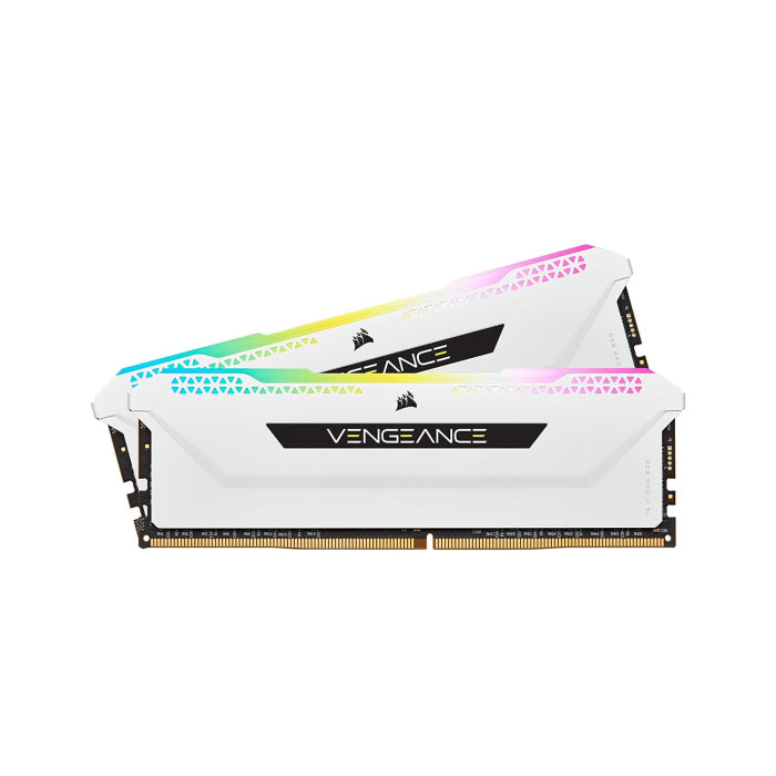 Corsair Vengeance RGB PRO SL 32GB (2x16GB) DDR4 3600MHz C18 Memory Kit - White