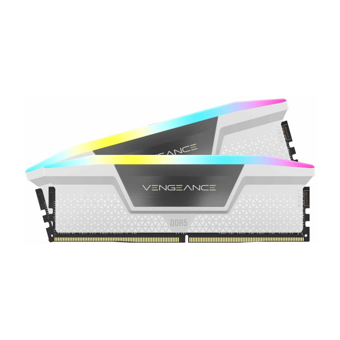 Corsair Vengeance RGB 32GB (2x16GB) DDR5 5200MHz CL40 Memory Kit - White