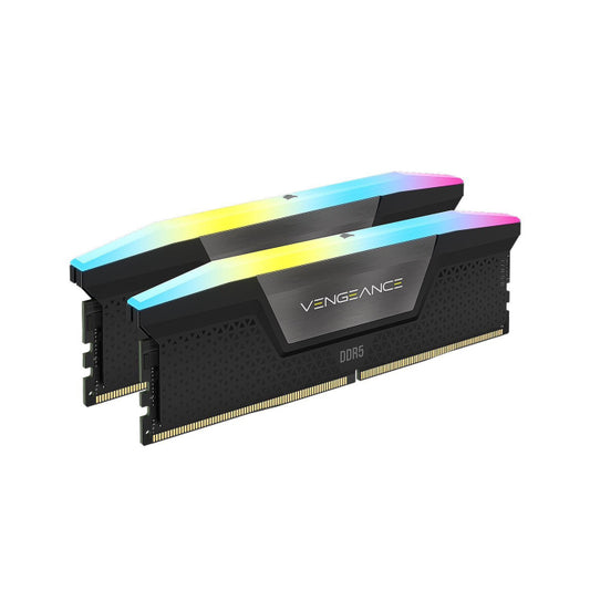 Corsair Vengeance RGB 32GB (2x16GB) DDR5 6000MHz C30 Desktop Memory Kit - Black