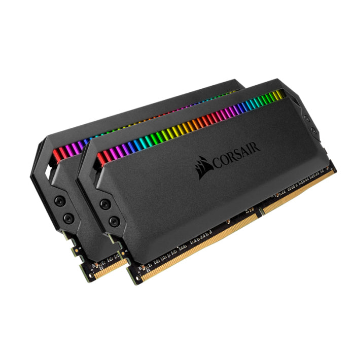 Corsair Dominator Platinum RGB 16GB (2x8GB) DDR4 3200MHz C16 Desktop Memory Kit - Black