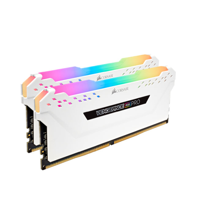 Corsair Vengeance RGB Pro 16GB (2x8GB) DDR4 3600MHz C18 Desktop Memory Kit - White