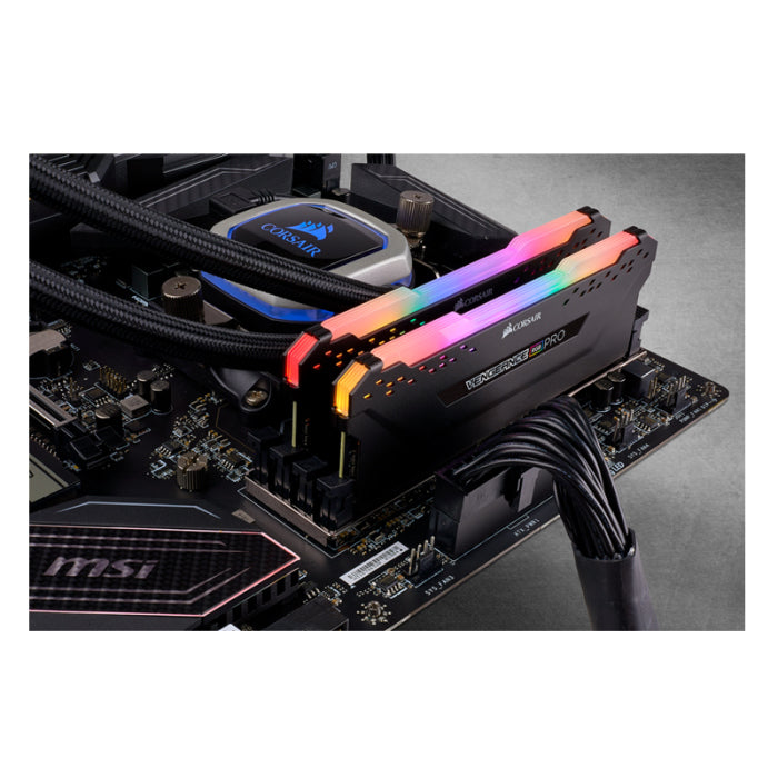 Corsair Vengeance RGB Pro 32GB (2x16GB) DDR4 3600MHz C18  Memory Kit - Black