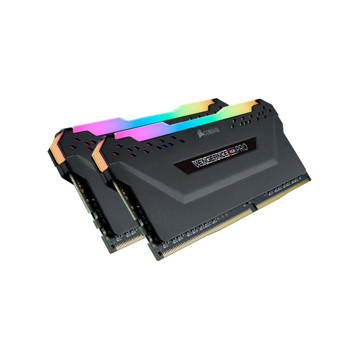 Corsair Vengeance RGB Pro 16GB (2x8GB) DDR4 3200MHz C16 Desktop Memory Kit - Black