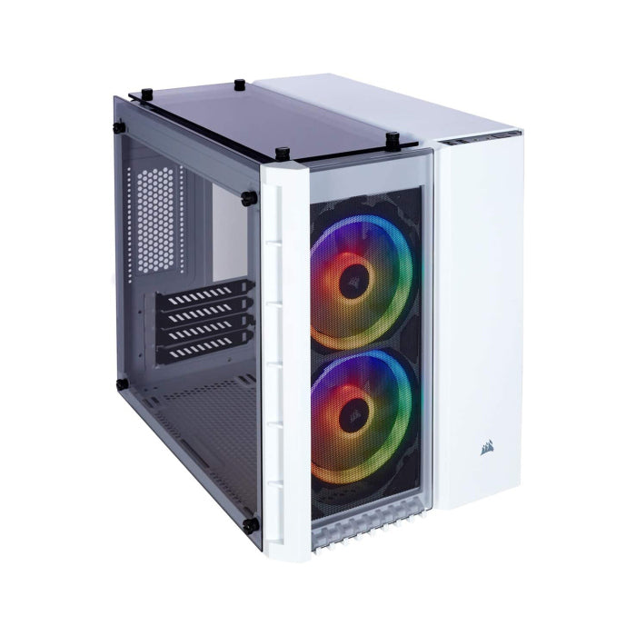 CORSAIR Crystal Series 280X RGB Micro Tower Case - White