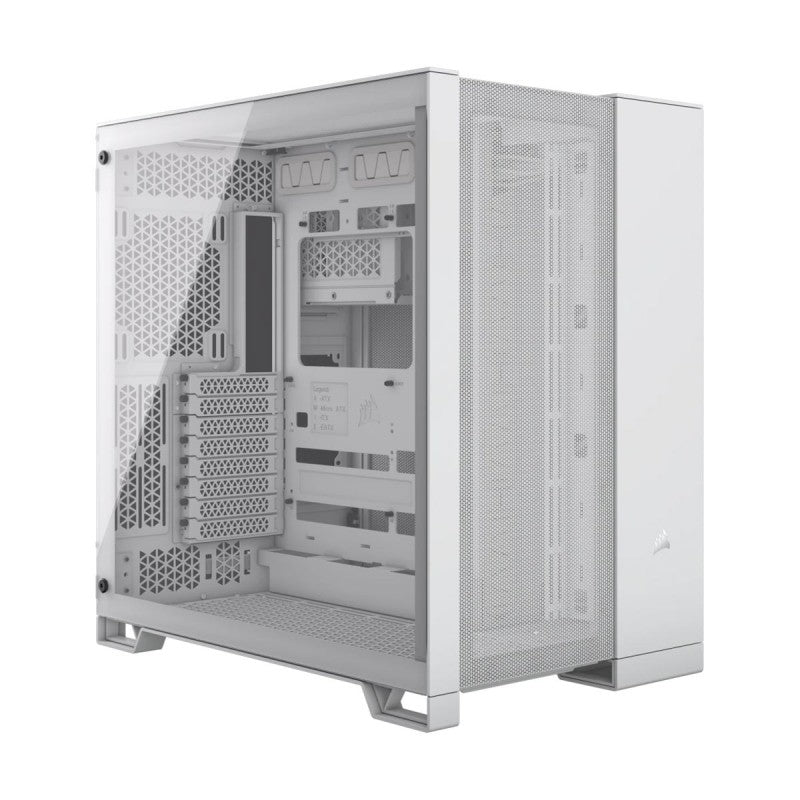 CORSAIR 6500D Airflow Tempered Case - White