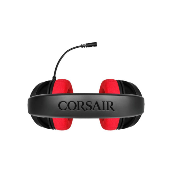 Corsair HS35 Stereo Gaming Stereo 3.5mm Headset Red PC, PS4/5, Xbox One, Switch & Mobile Devices