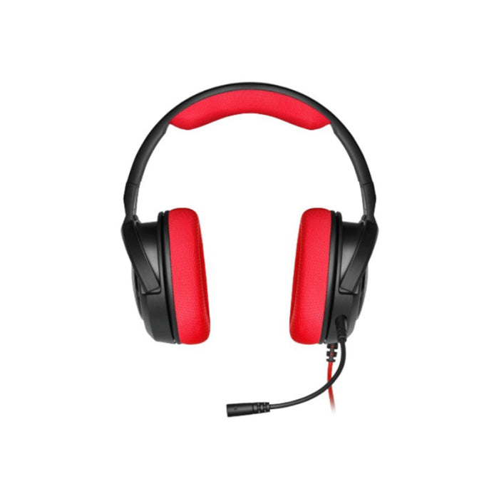 Corsair HS35 Stereo Gaming Stereo 3.5mm Headset Red PC, PS4/5, Xbox One, Switch & Mobile Devices