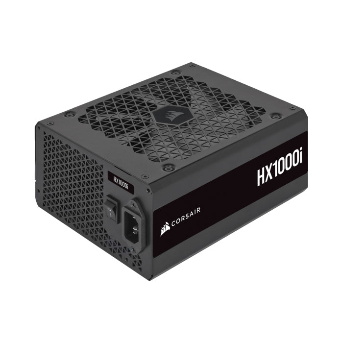 Corsair HX1000i PLUS GOLD PLATINUM High-Performance Fully Modular 1000W ATX Power Supply - Black