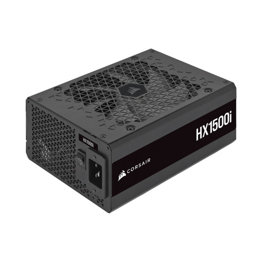 Corsair HX1500i PLUS GOLD PLATINUM High-Performance Fully Modular 1500W ATX Power Supply - Black