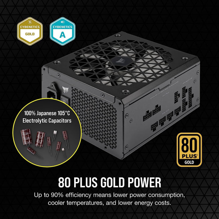 Corsair RMx Shift Series RM750x 80PLUS GOLD Fully Modular 750W ATX 3.0 Power Supply