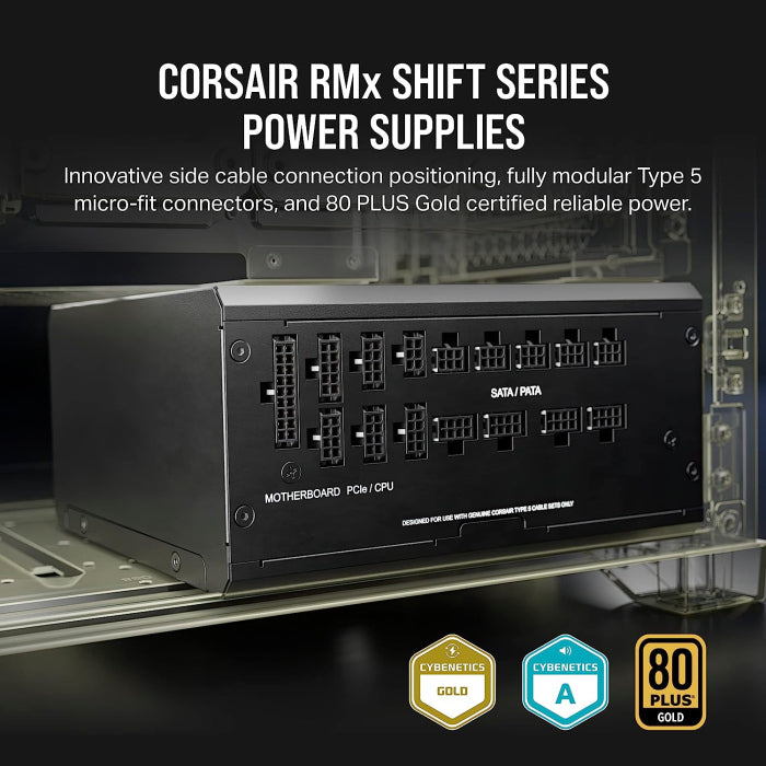 Corsair RMx Shift Series RM1200x 80PLUS GOLD Fully Modular 1200W ATX 3.0 Power Supply