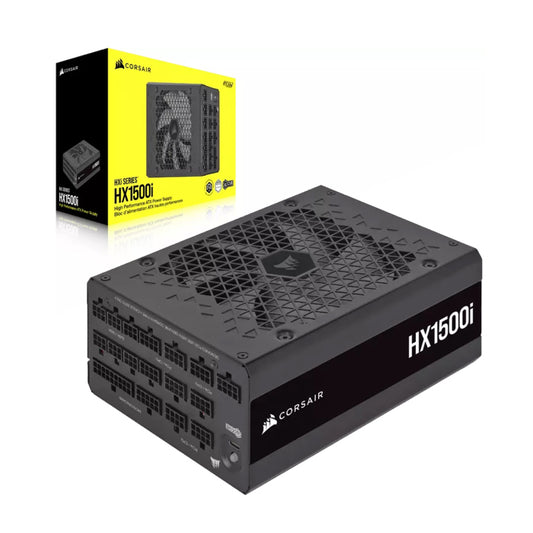 Corsair HXi Series HX1500i 80PLUS PLATINUM عالي الأداء وحدات بالكامل 1500 وات ATX 3.0 مزود طاقة 