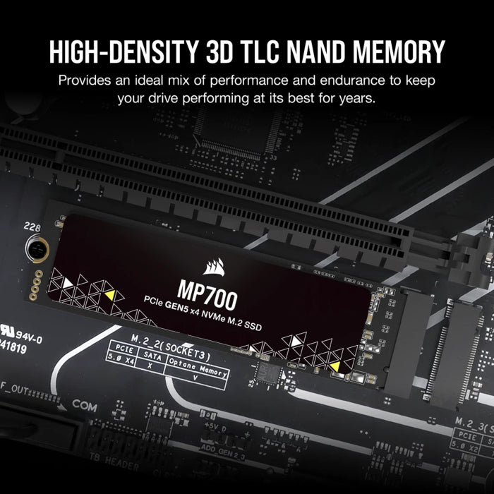 Corsair MP700 2TB PCIe 5.0 Gen 5 x4 NVMe M.2 SSD