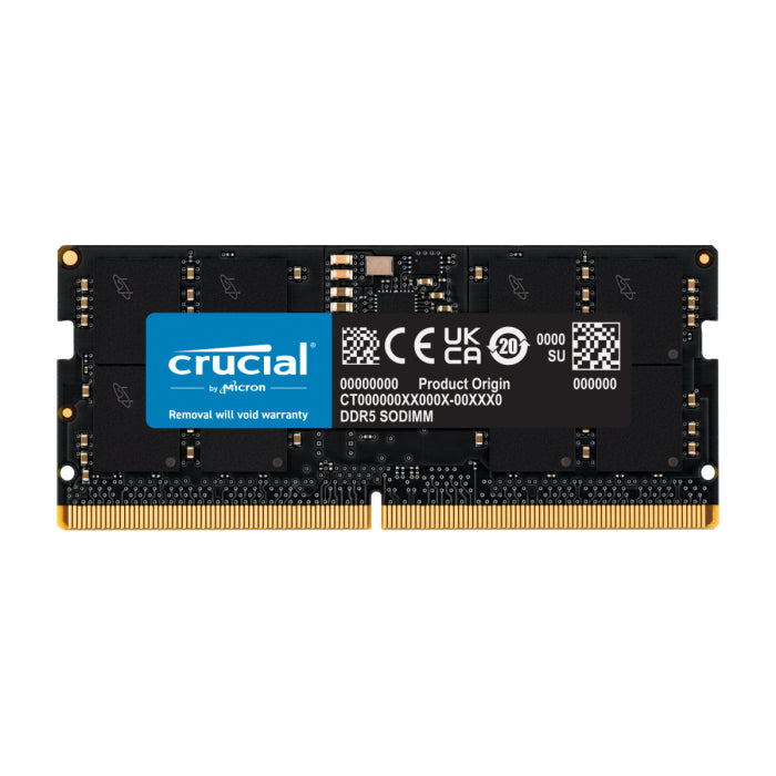 Crucial 16GB DDR5 4800MHz CL40 Memory