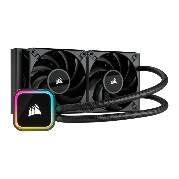 مبرد وحدة المعالجة المركزية السائل من Corsair H100i Elite Performance 240 مم RGB 