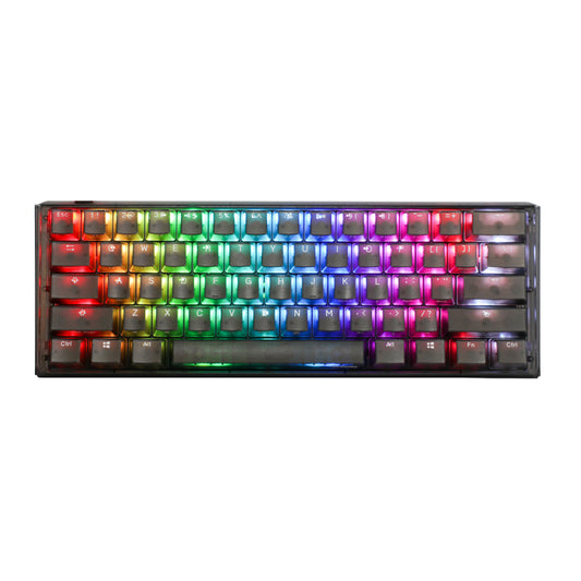 Ducky One 3 Aura Black Hot-Swap RGB Double-Shot PBT Mechanical Keyboard MX Cherry Silent Red Switch