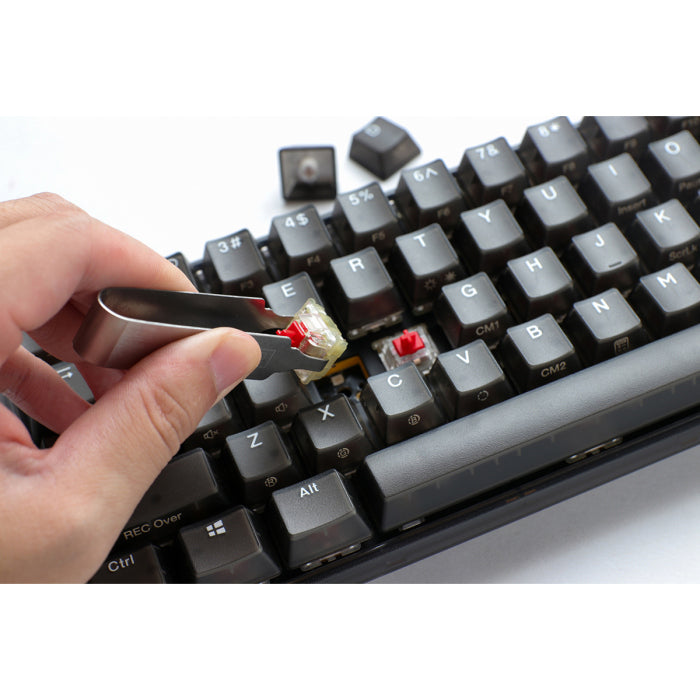 Ducky One 3 Aura Black Hot-Swap RGB Double-Shot PBT Mechanical Keyboard MX Cherry Silent Red Switch