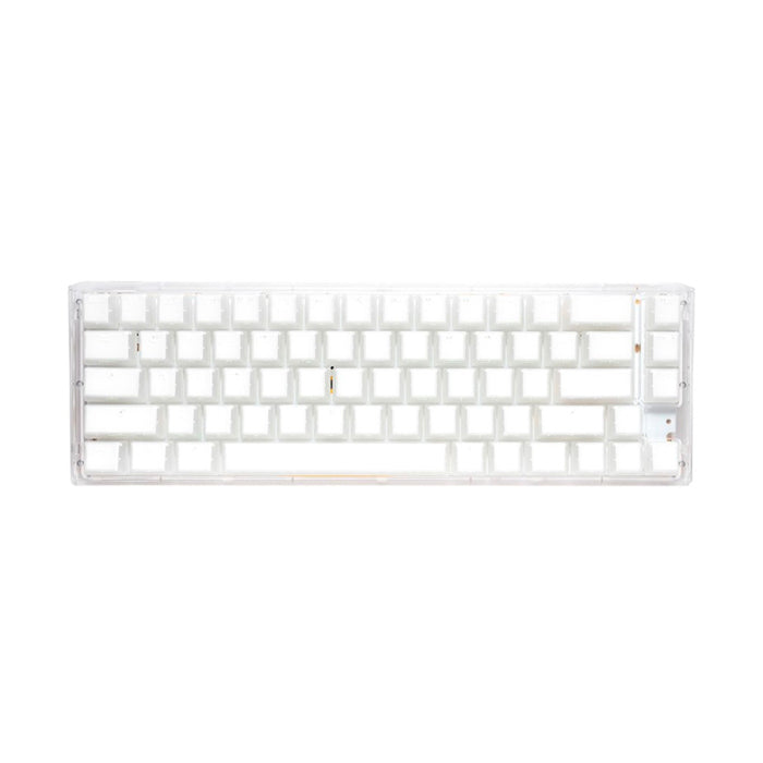 Ducky One 3 SF Hot-Swap Wired RGB Mechanical Gaming Keyboard (Silent Red Switch) - Aura White