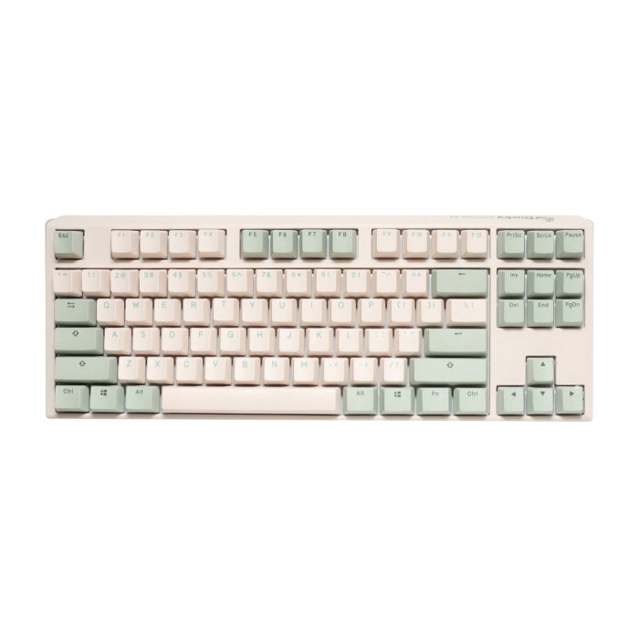 لوحة مفاتيح الألعاب الميكانيكية Ducky One 3 Matcha TKL Hot-Swap PBT MX Cherry Red Switch 