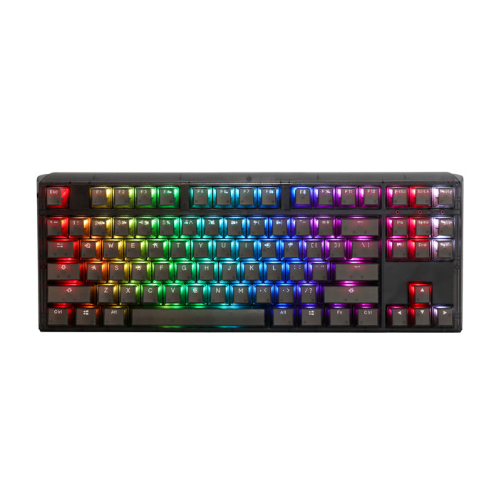 لوحة مفاتيح ميكانيكية Ducky One 3 Aura Black Hot-Swap RGB Double Shot PBT MX Cherry Red Switch 