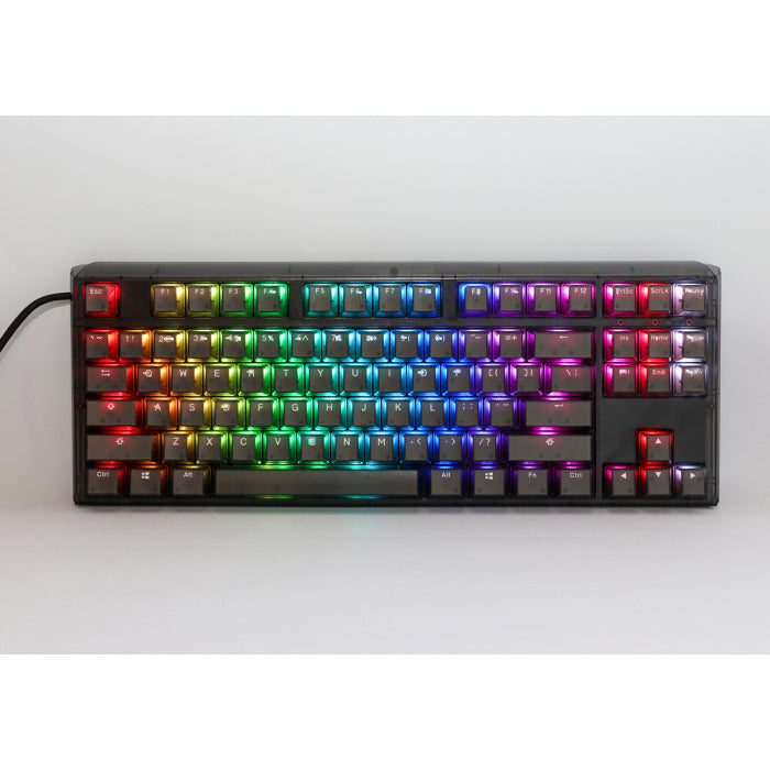 لوحة مفاتيح ميكانيكية Ducky One 3 Aura Black Hot-Swap RGB Double Shot PBT MX Cherry Red Switch 