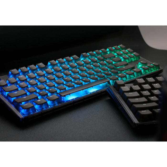 لوحة مفاتيح ميكانيكية Ducky One 3 Aura Black Hot-Swap RGB Double Shot PBT MX Cherry Red Switch 