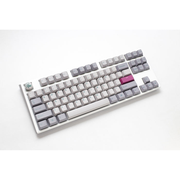 Ducky One 3 Mist Hot-Swap RGB Double-Shot PBT Mechanical Keyboard MX Cherry Red Switch