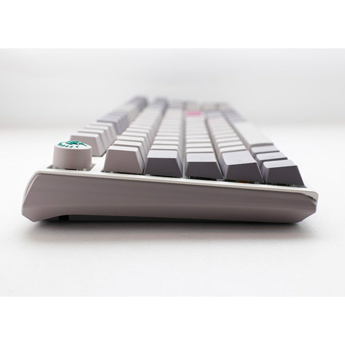 Ducky One 3 TKL Hot-Swap Wired Mechanical Gaming Keyboard (Silent Red Switch) - Mist Grey