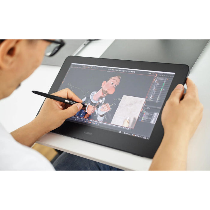 Wacom Cintiq Pro 16 Multi-Touch Creative Pen Tablet Built-in ExpressKey, work with Mac and Windows - Black