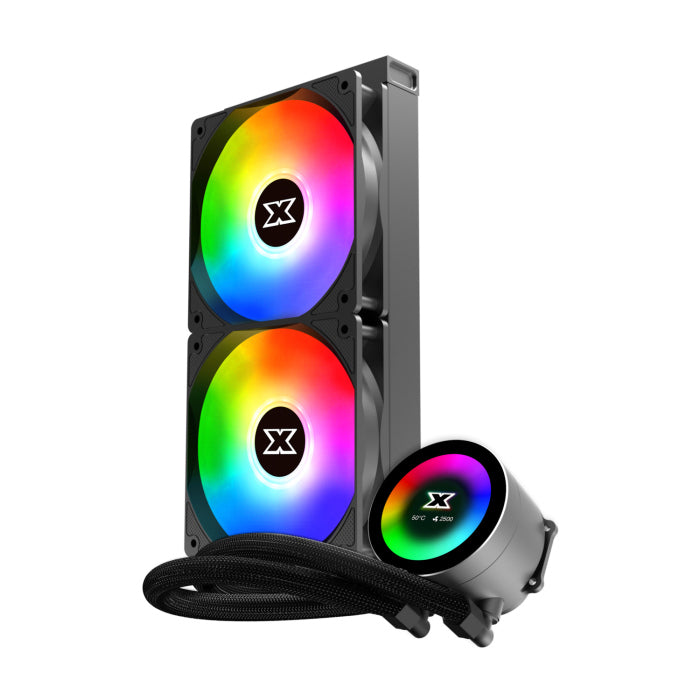 Xigmatek FROZR-O 240 ARGB AIO CPU Liquid Cooler With Smart OLED Display