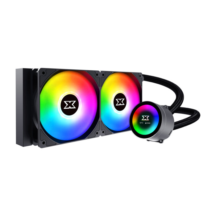 Xigmatek FROZR-O 240 ARGB AIO CPU Liquid Cooler With Smart OLED Display